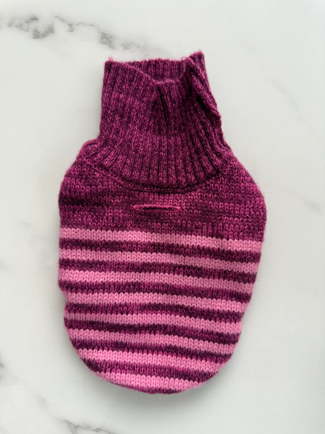 Bailey & Bella XXS Striped Dog Sweater