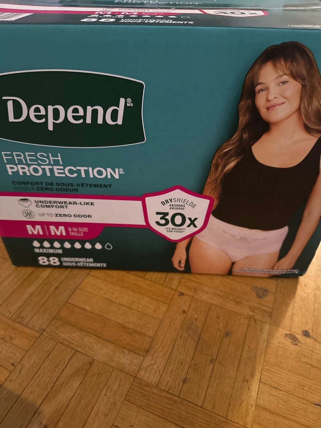 Depend Fresh Protection Underwear Size M
