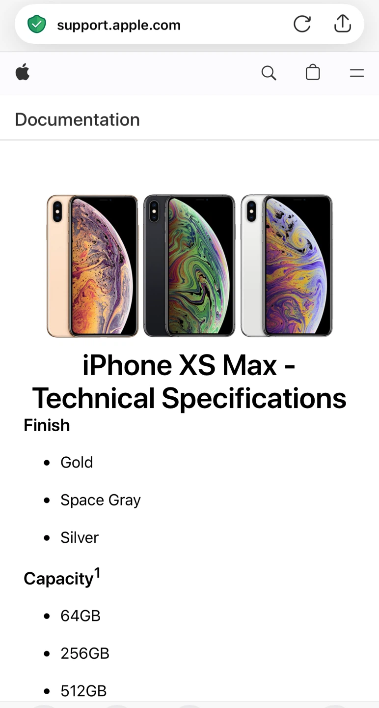 Apple iPhone Xs Max, Fully Unlocked, 256 GB - Gold - photo 4