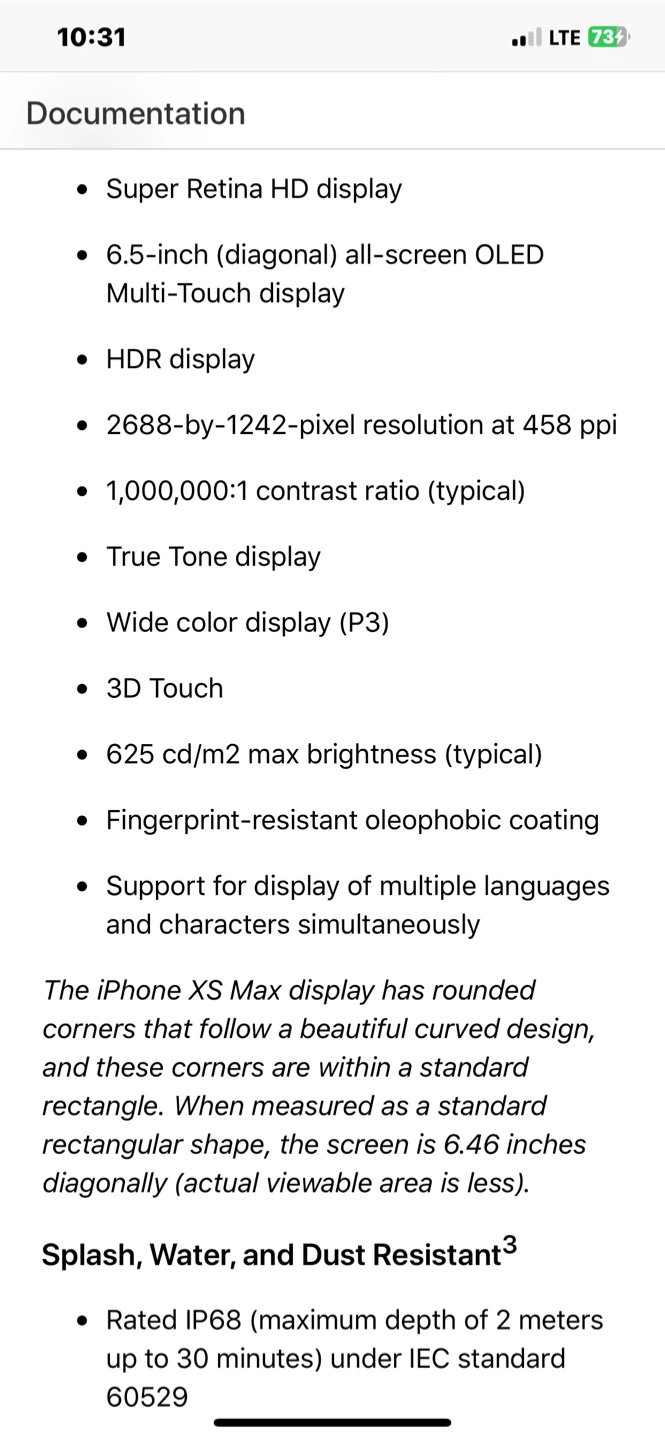 Apple iPhone Xs Max, Fully Unlocked, 256 GB - Gold - photo 5