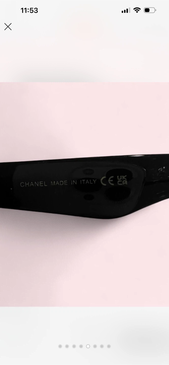 CHANEL Black Cat Eye Sunglasses, v nice quality - photo 5