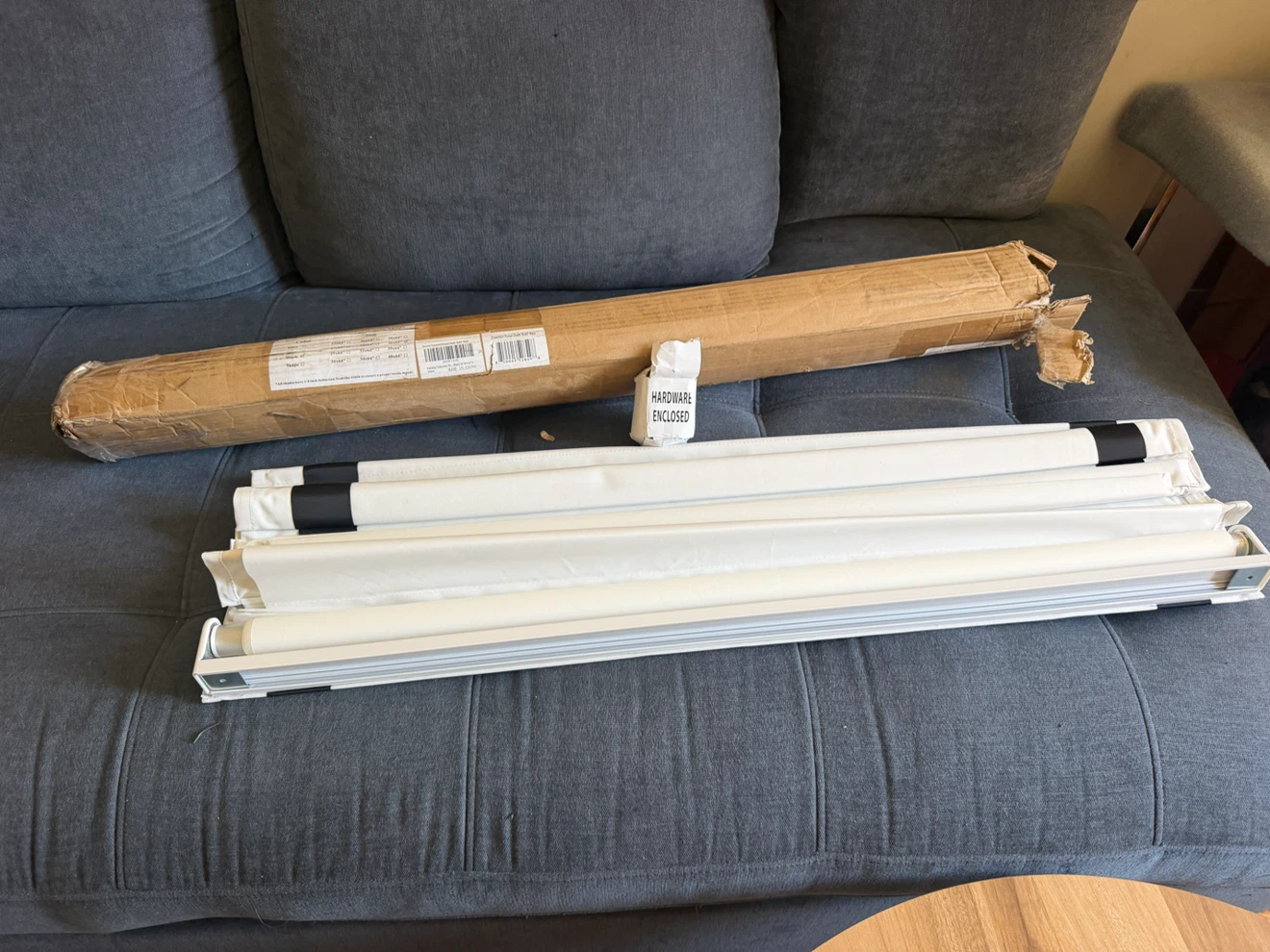 Universal Roman Shade White 34x64