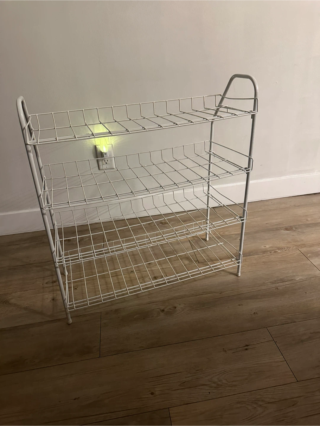Four-Tier White Metal Shoe Rack - photo 5