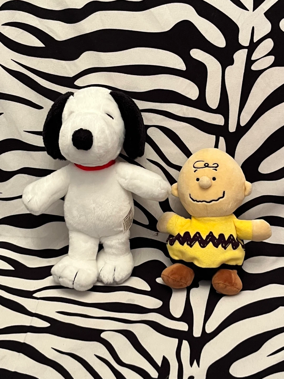 🥜 Set of Charlie Brown and Snoopy Peanuts Plush Toys 🥜