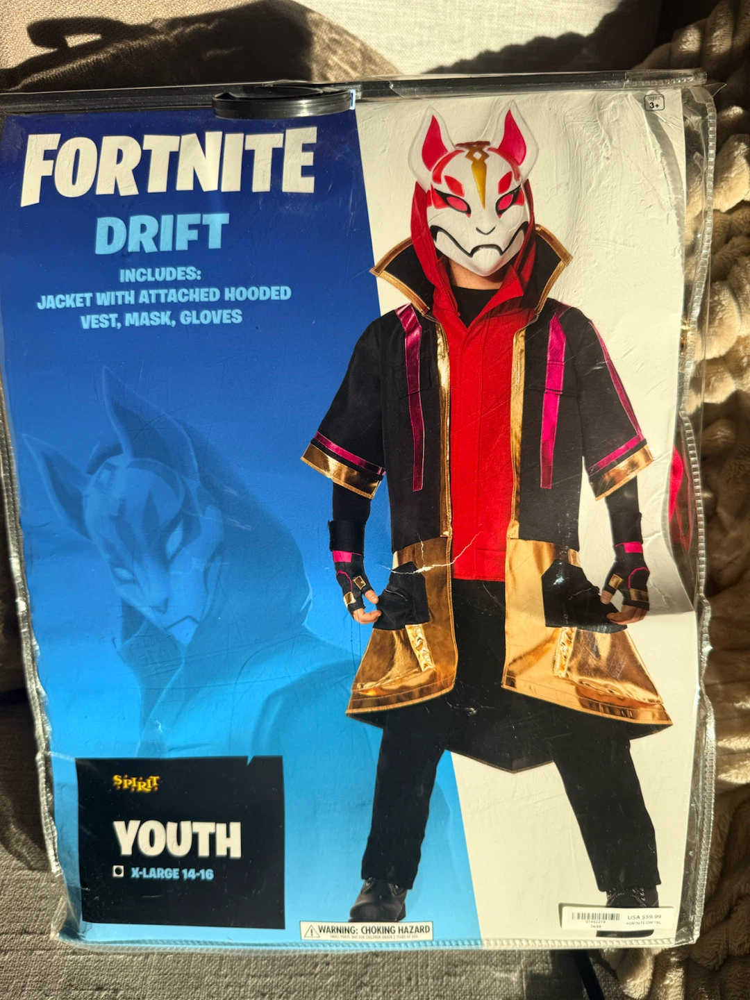 Fortnite Drift Youth Costume X-Large