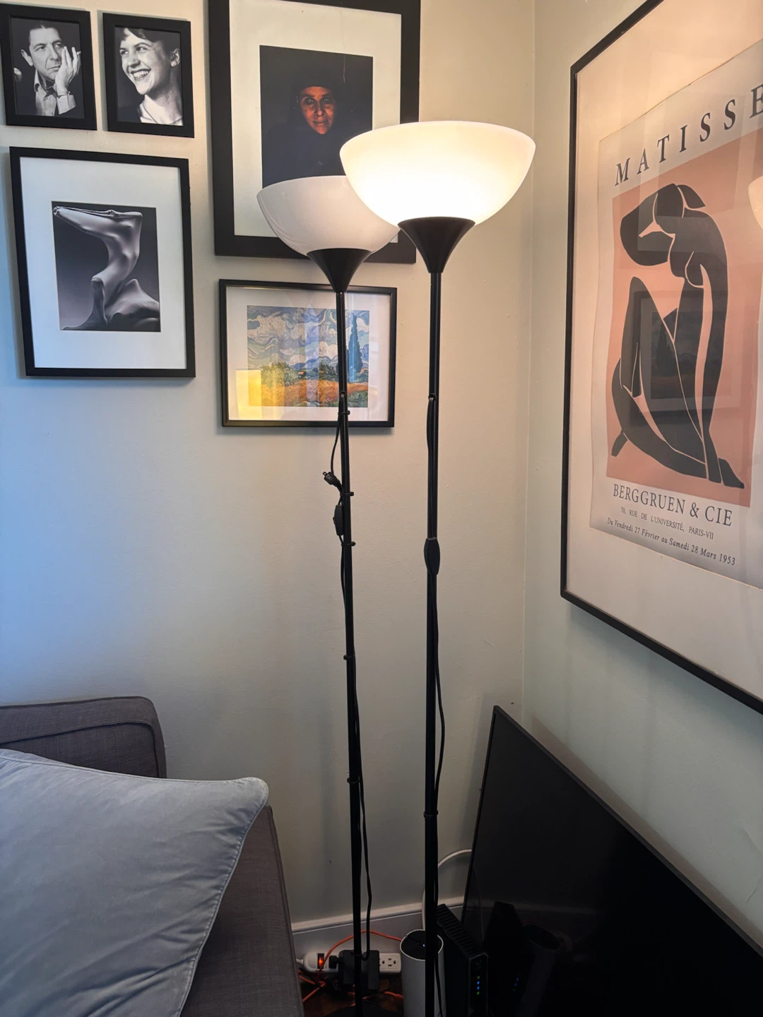 IKEA Black Floor Lamp / IKEA stand lamp