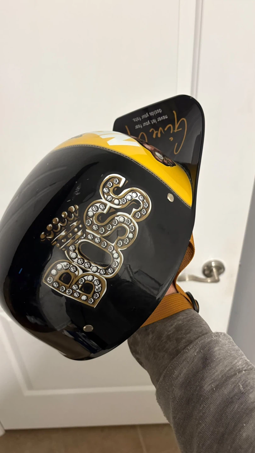 Boss Baseball Cap Style Helmet for Bike or Motorcycle Medium - photo 2
