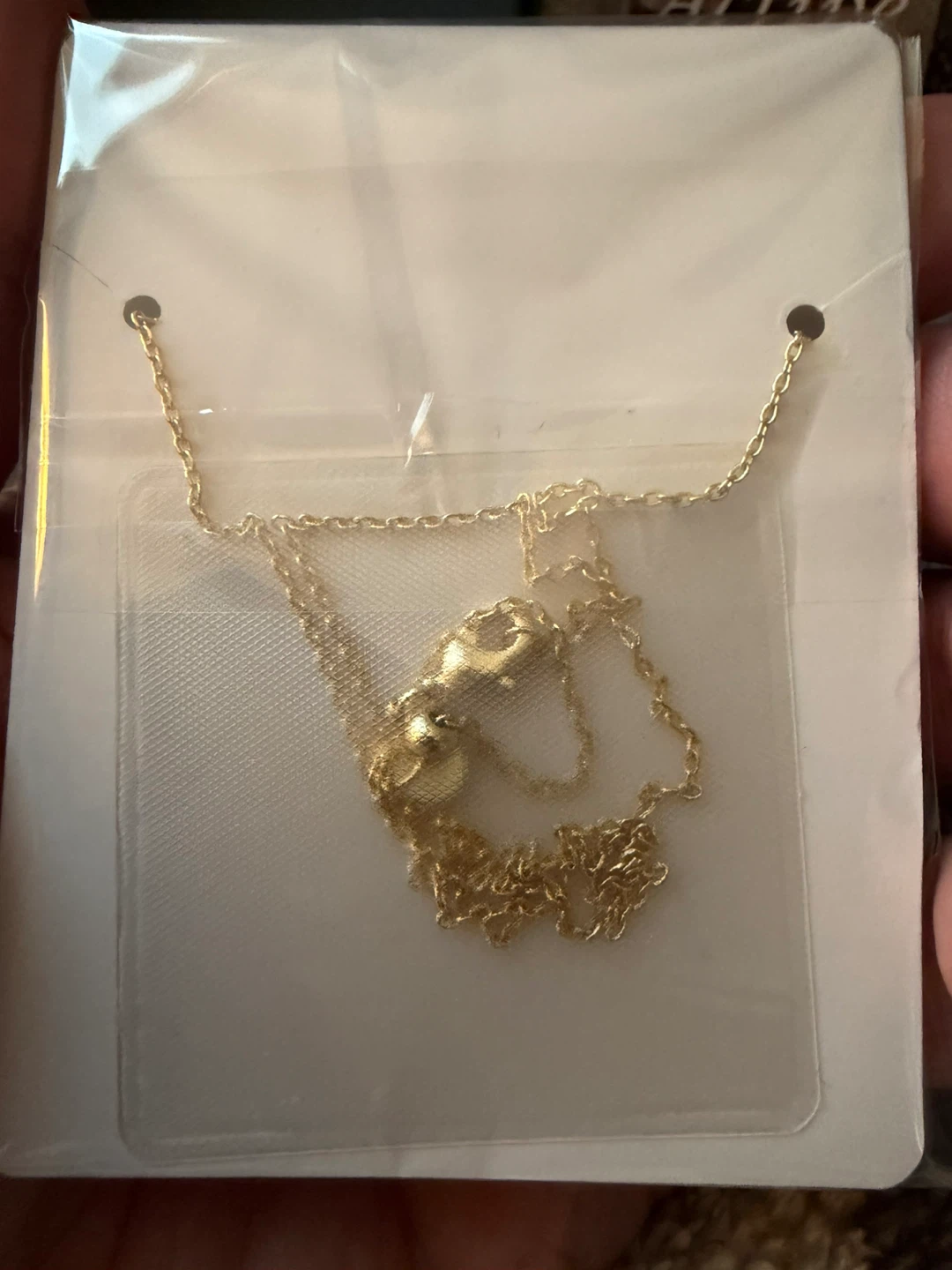 PAVOI Gold Tone Teardrop Pendant Necklace - photo 3
