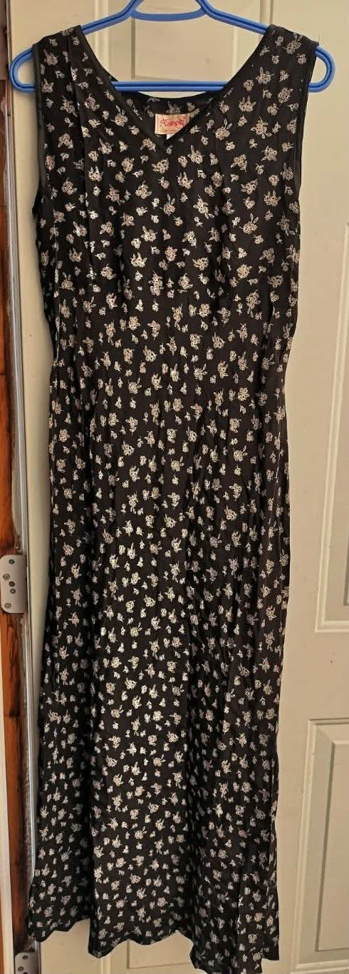 Asarang Floral Silk Dress Size 12