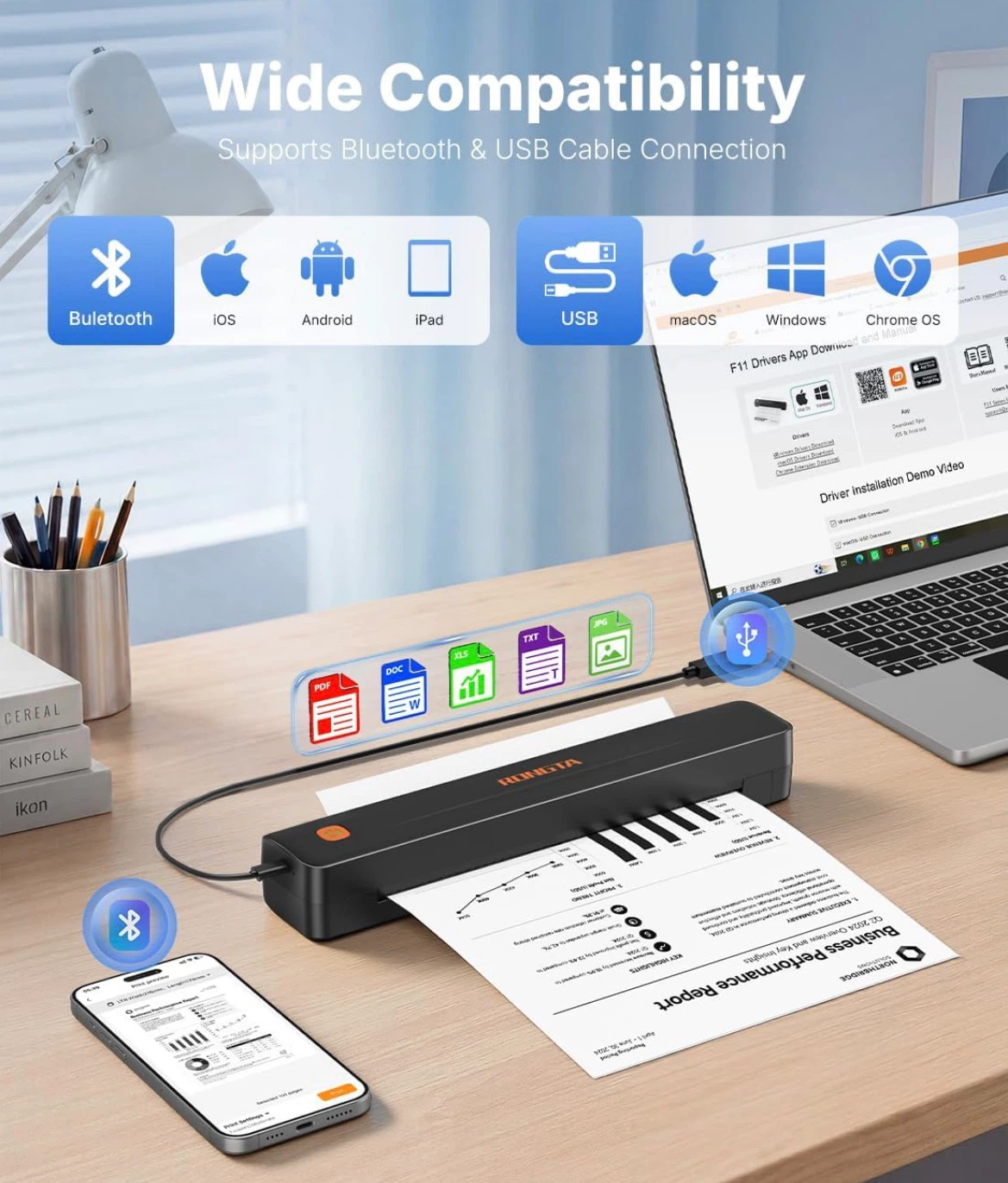 Rongta Portable A4 Thermal Printer - photo 2