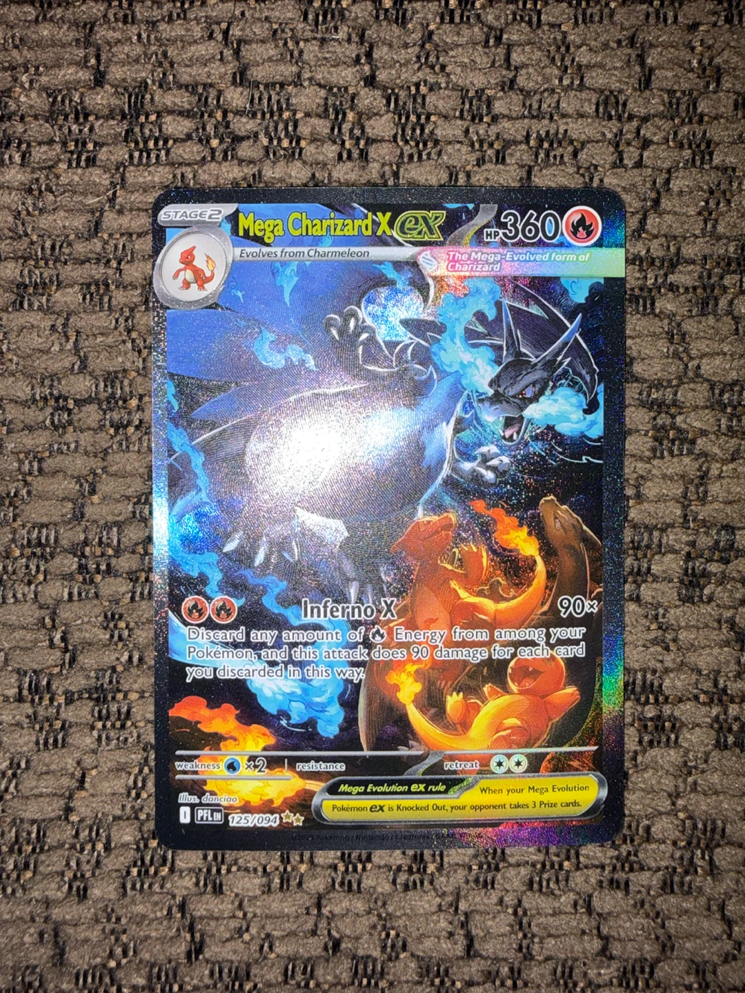 Mega Charizard X ex Pokémon Trading Card