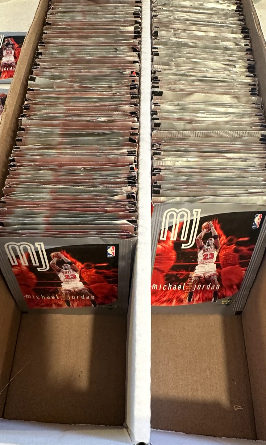 1998 UD Michael Jordan Sticker Packs (unopened!)