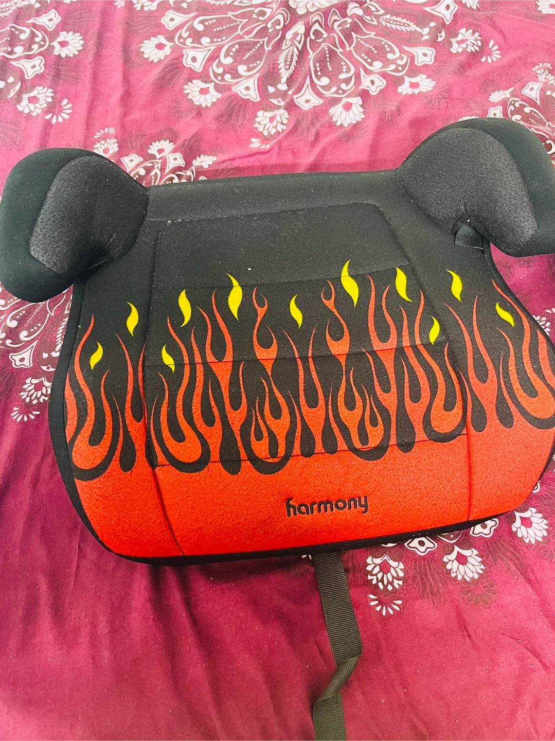 Harmony kids Booster Car Seat - Flame Print