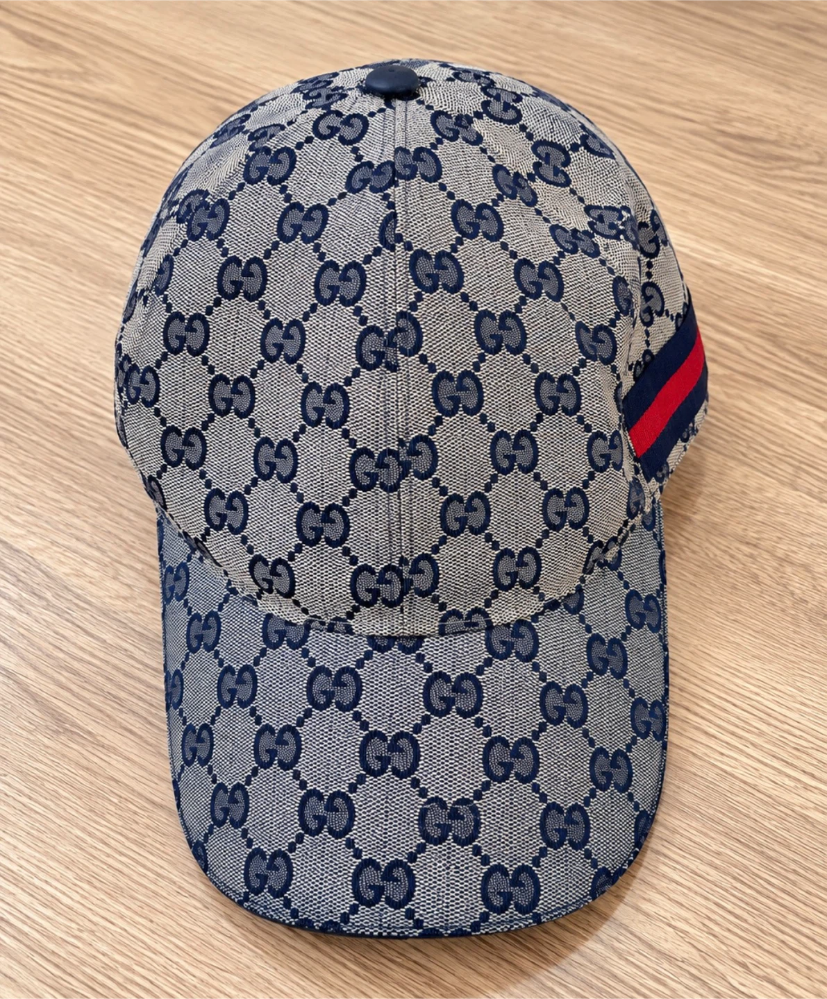 Gucci Original GG Canvas Baseball Cap – Navy/Beige – Size L - photo 2