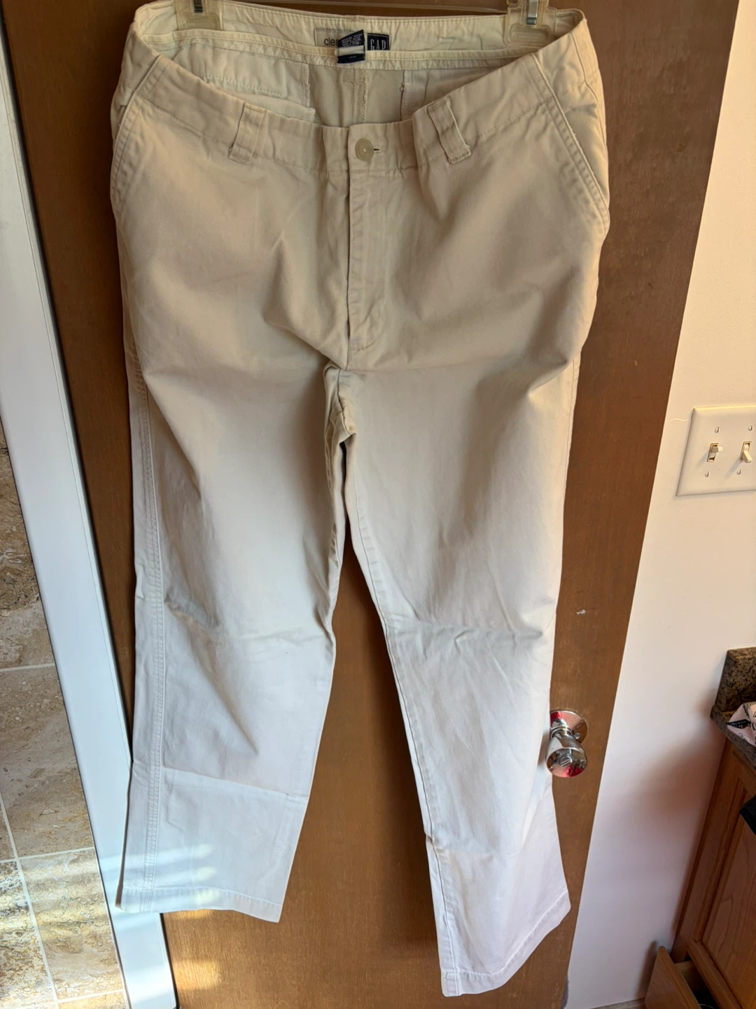 Gap Clean Cut Khaki Pants Size 12 Long