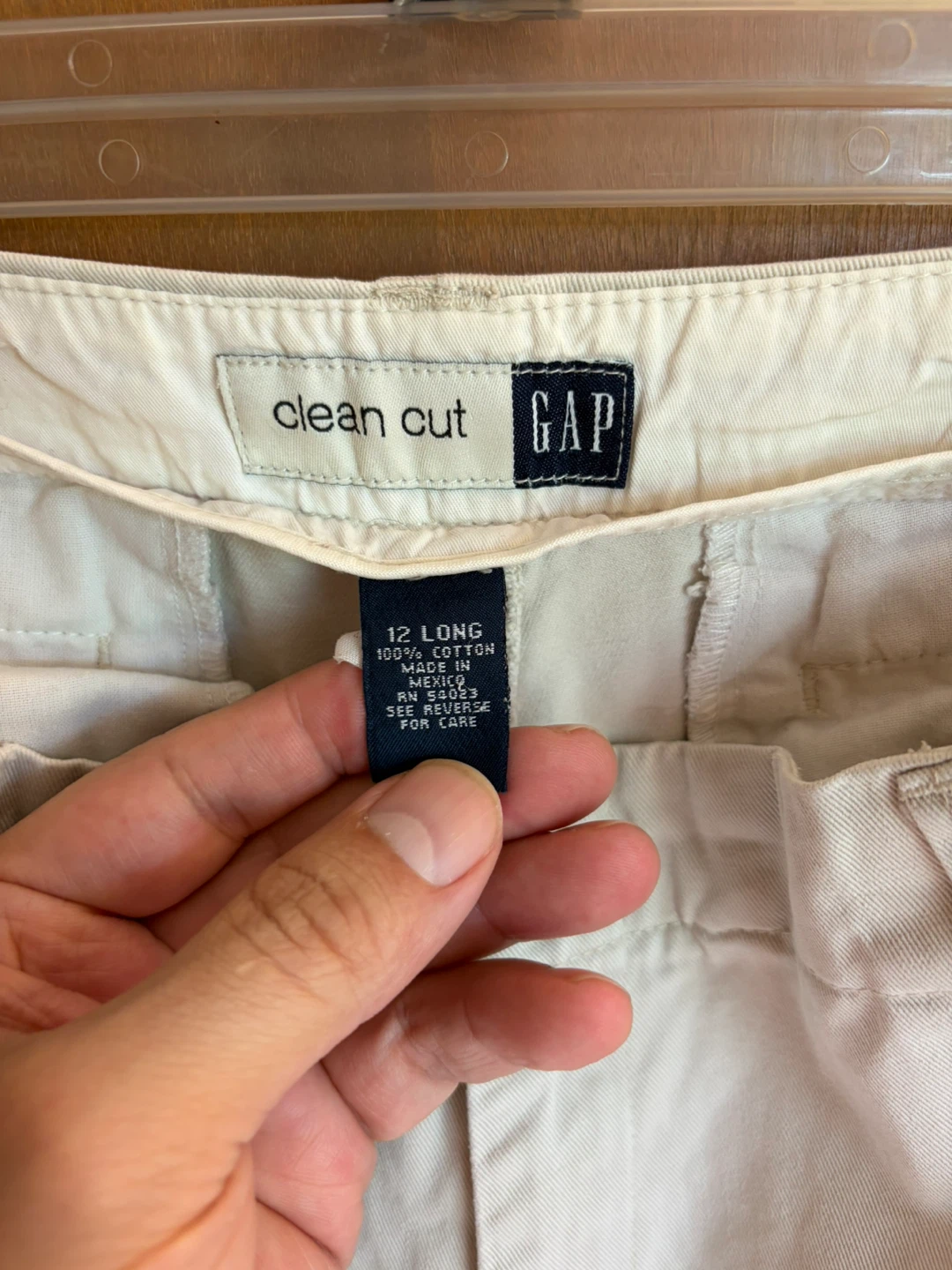 Gap Clean Cut Khaki Pants Size 12 Long - photo 2