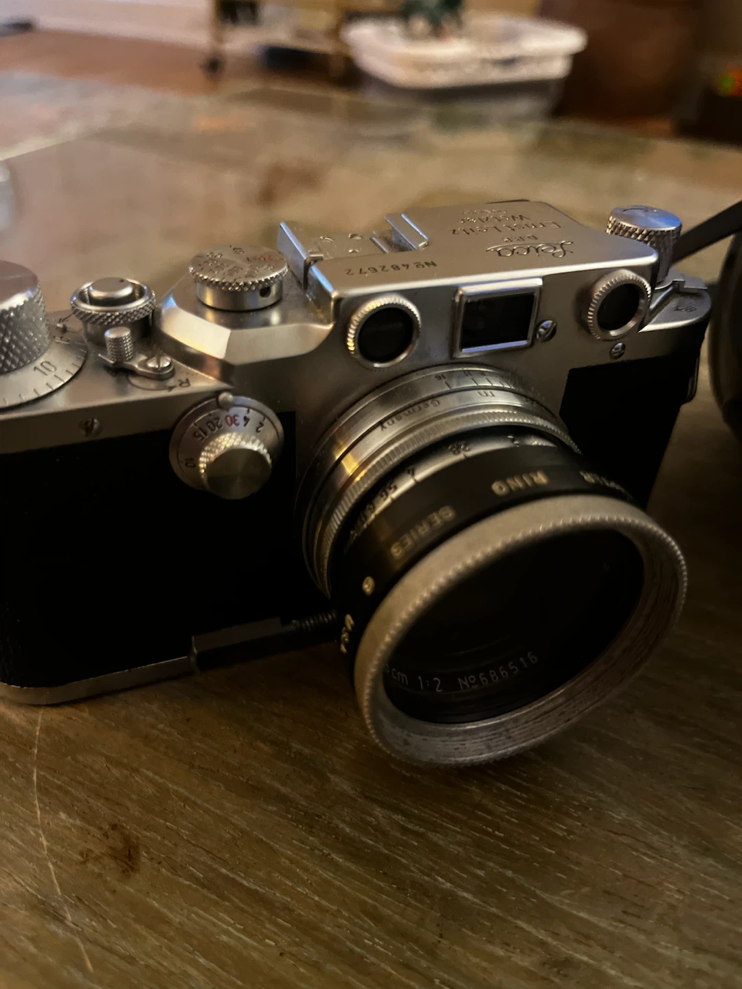 1950’s Leica D.R.P. Ernst Leitz Wetzlar Rangefinder Camera