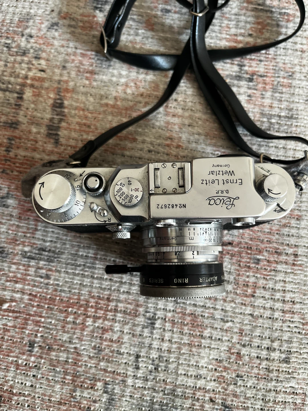 1950’s Leica D.R.P. Ernst Leitz Wetzlar Rangefinder Camera - photo 4