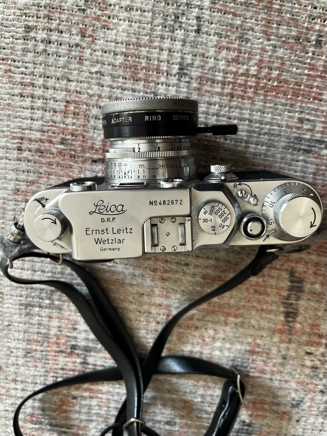 1950’s Leica D.R.P. Ernst Leitz Wetzlar Rangefinder Camera - photo 5