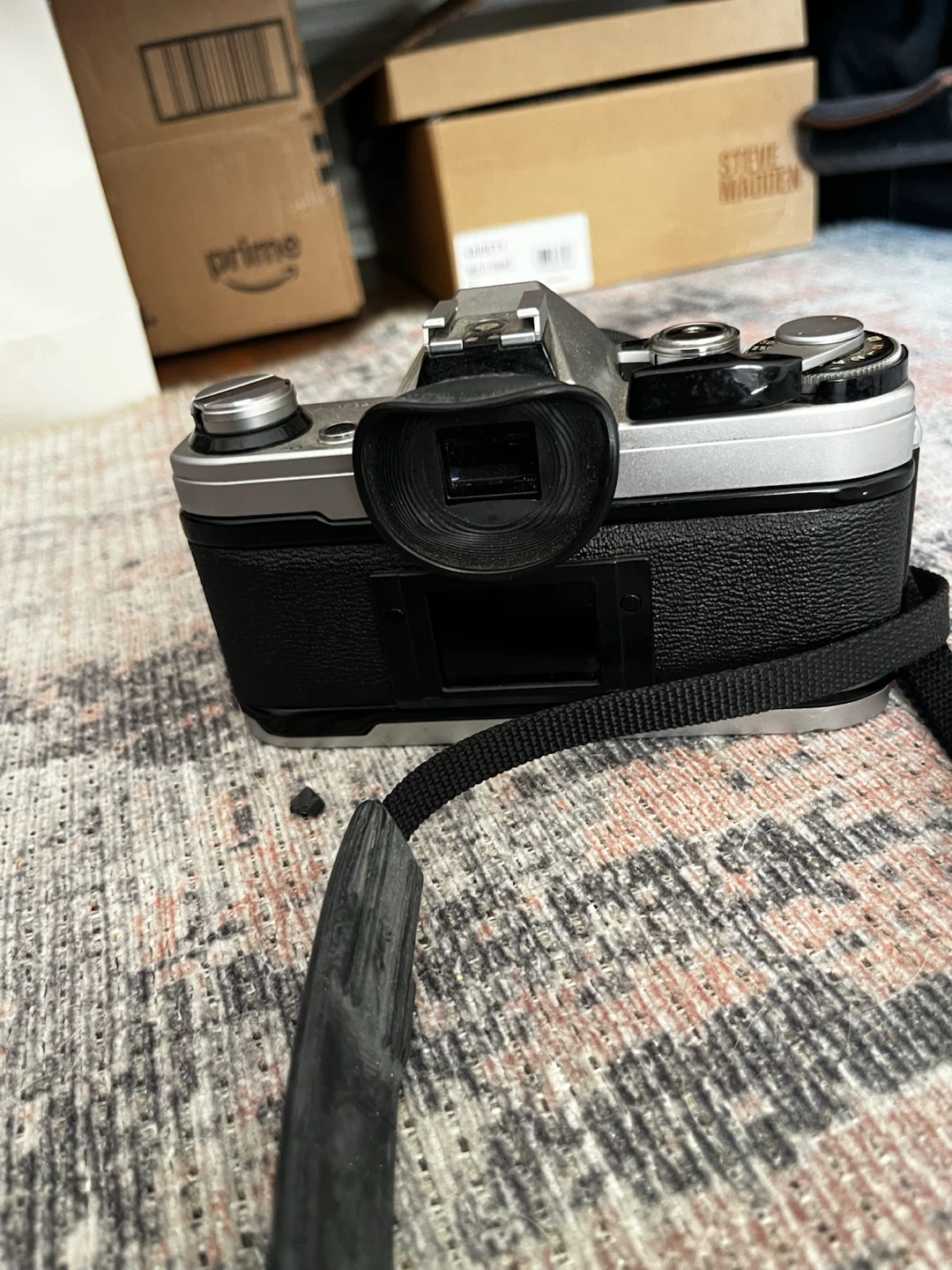 1976 Canon AE-1 Film Camera with Telephoto Lens - photo 2