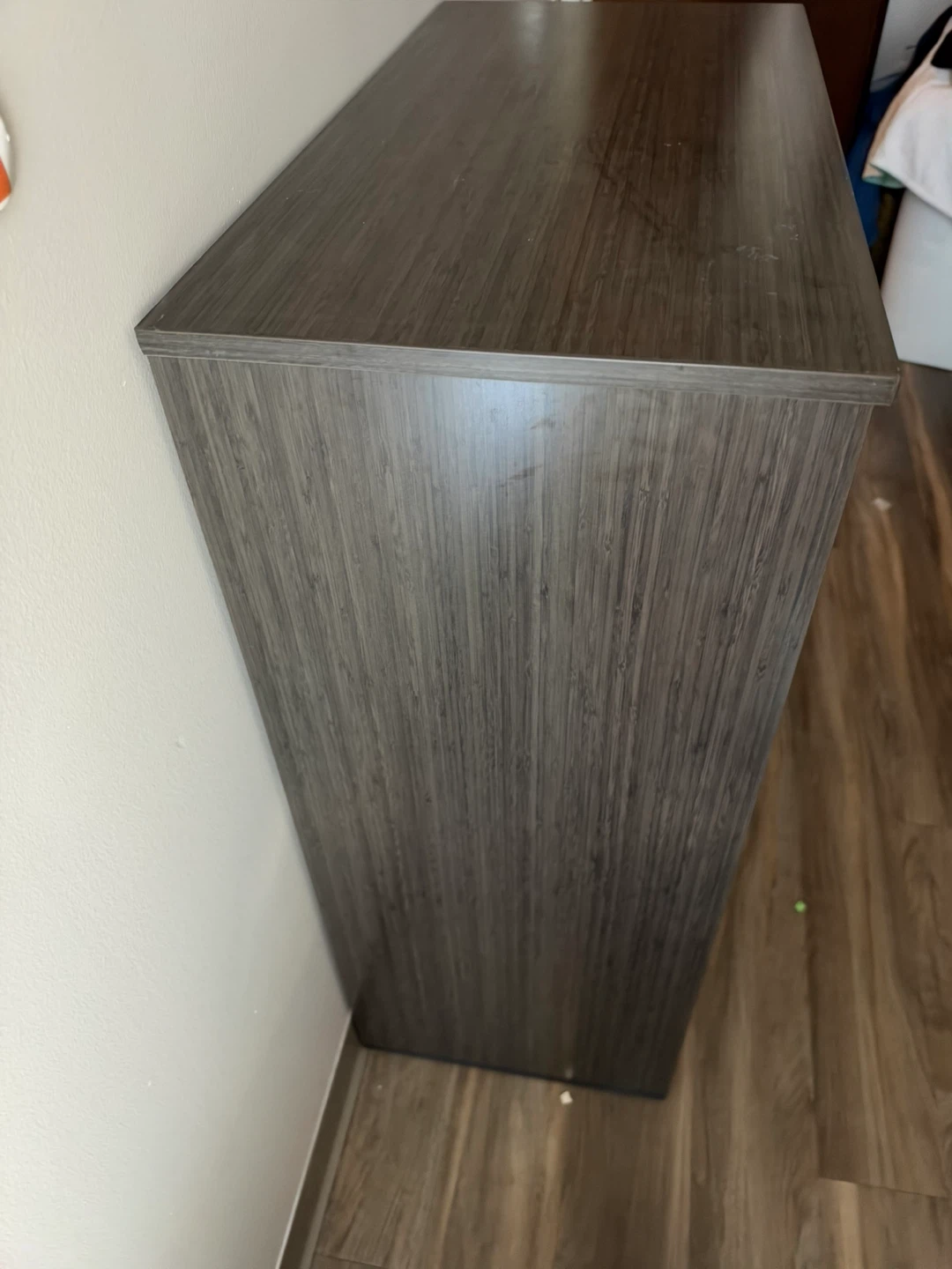 Dark Wood Finish 4-Drawer Dresser - photo 2