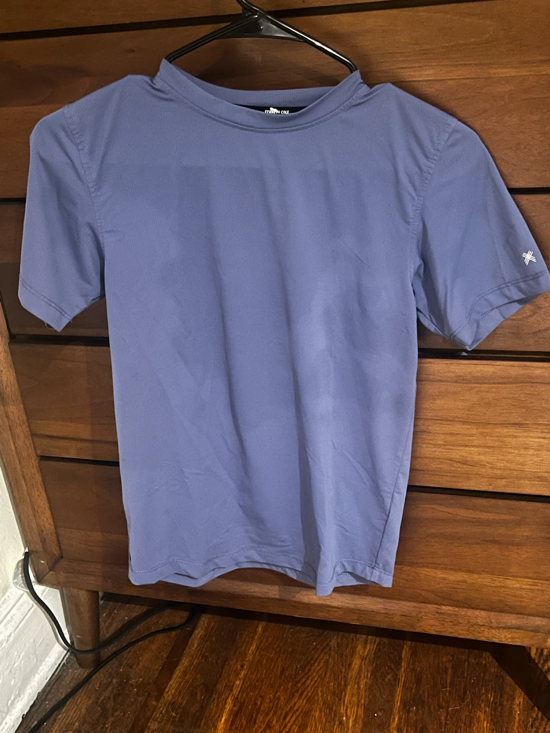 Kenneth Cole New York Blue Performance T-Shirt Size 8