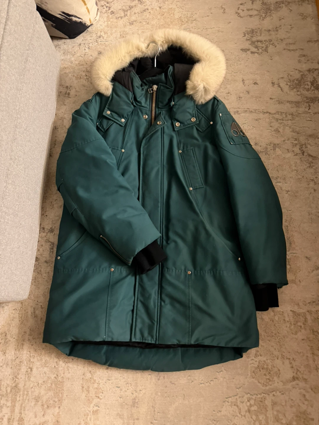Moose Knuckles Winter Jacket - Teal - Size XL/TG