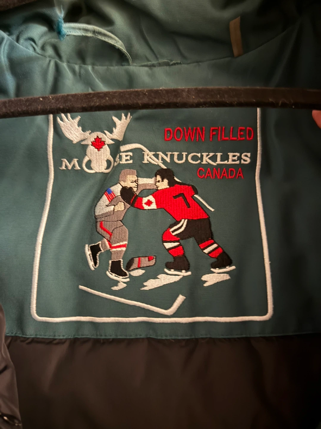 Moose Knuckles Winter Jacket - Teal - Size XL/TG - photo 3