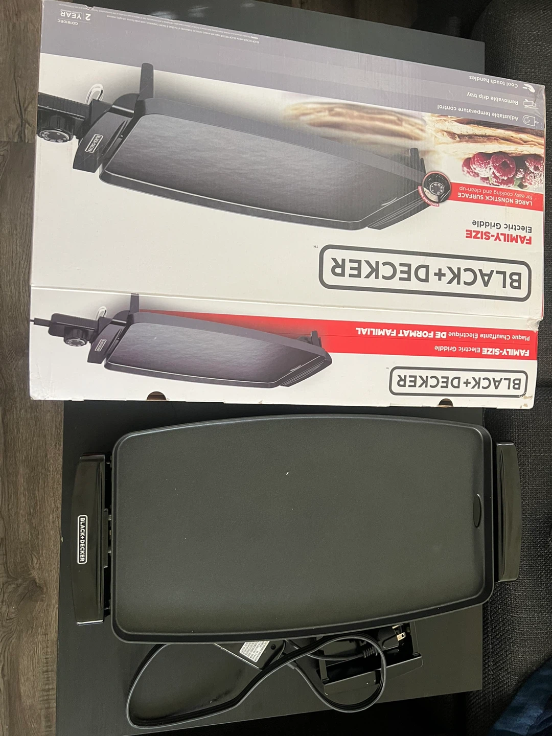 Black+Decker Family-Size Electric Griddle