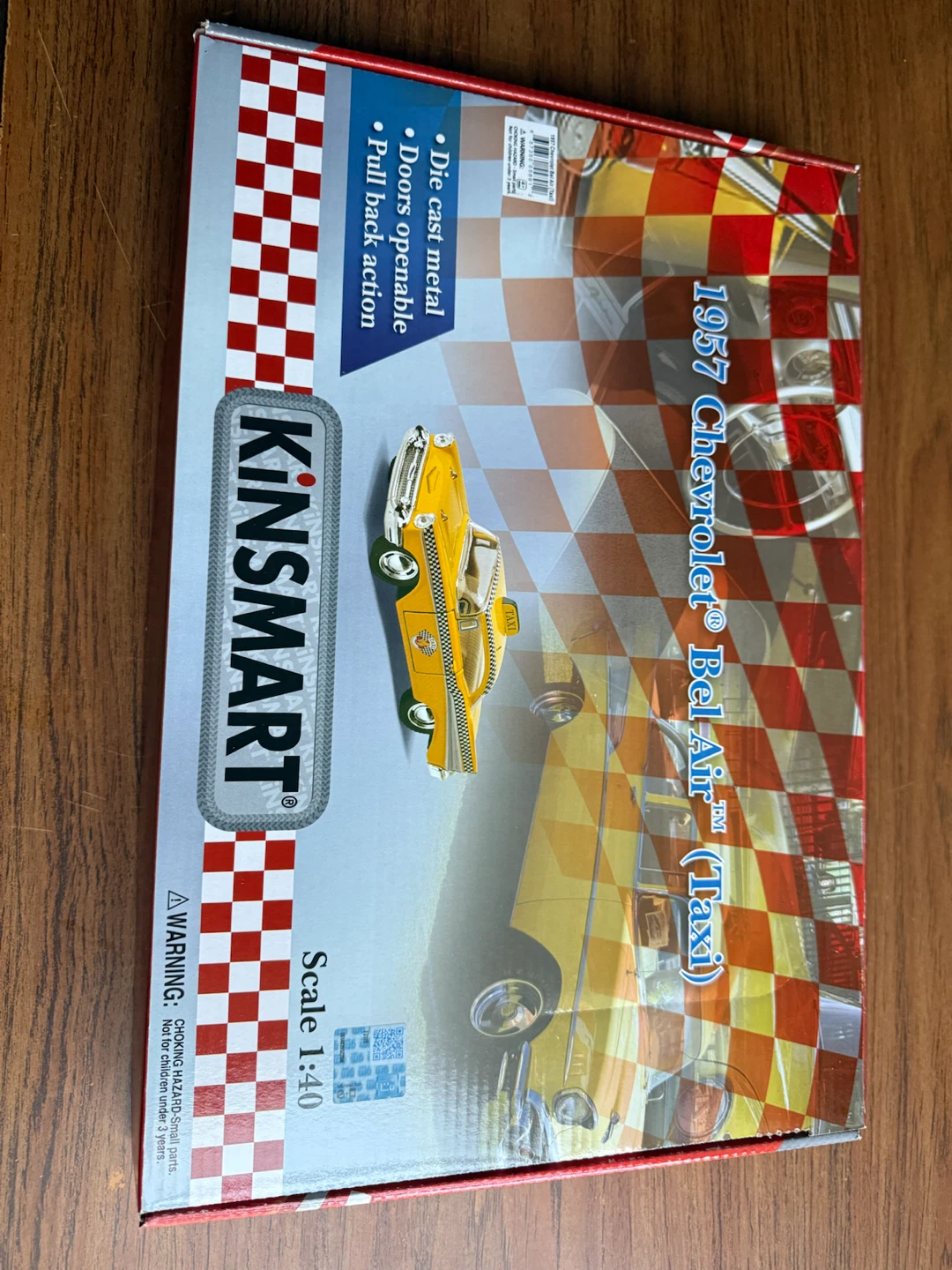 Kinsmart 1957 Chevrolet Bel Air Taxi Die-cast Model Set