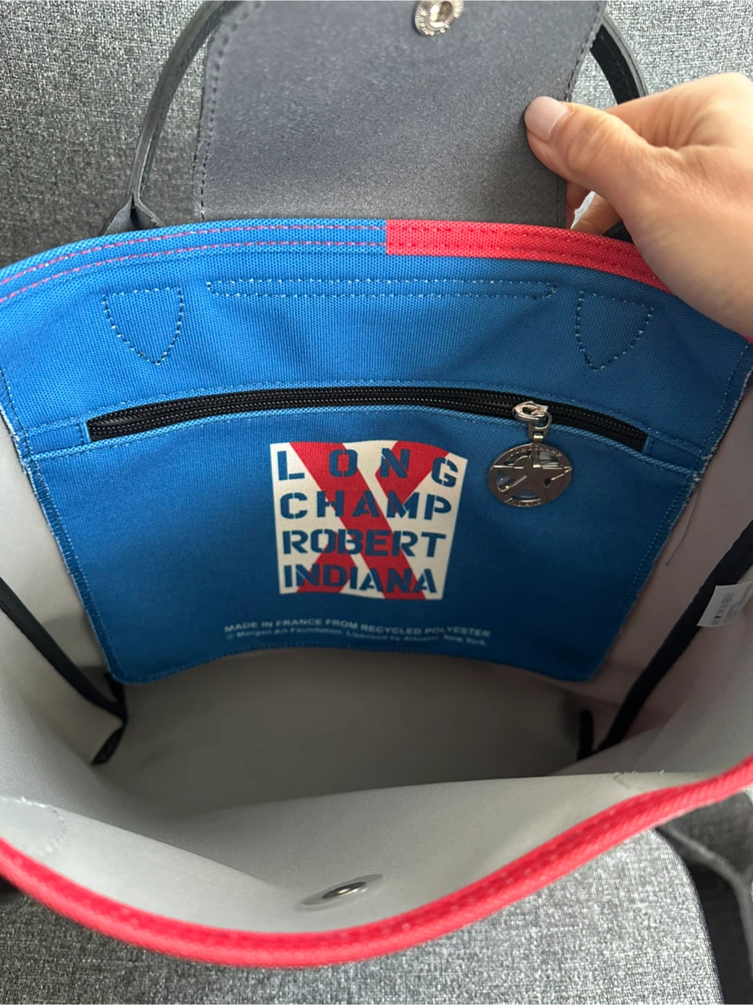 Brand NEW Longchamp Robert Indiana LOVE Tote Bag - photo 4