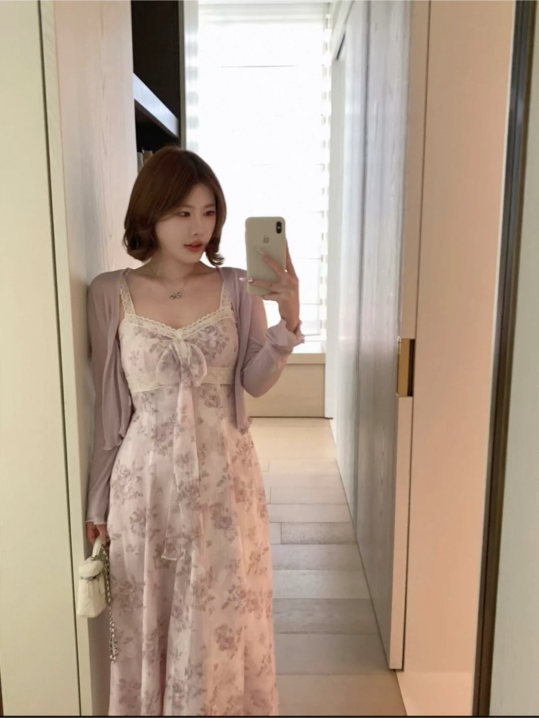 Floral Lace Strap Dress