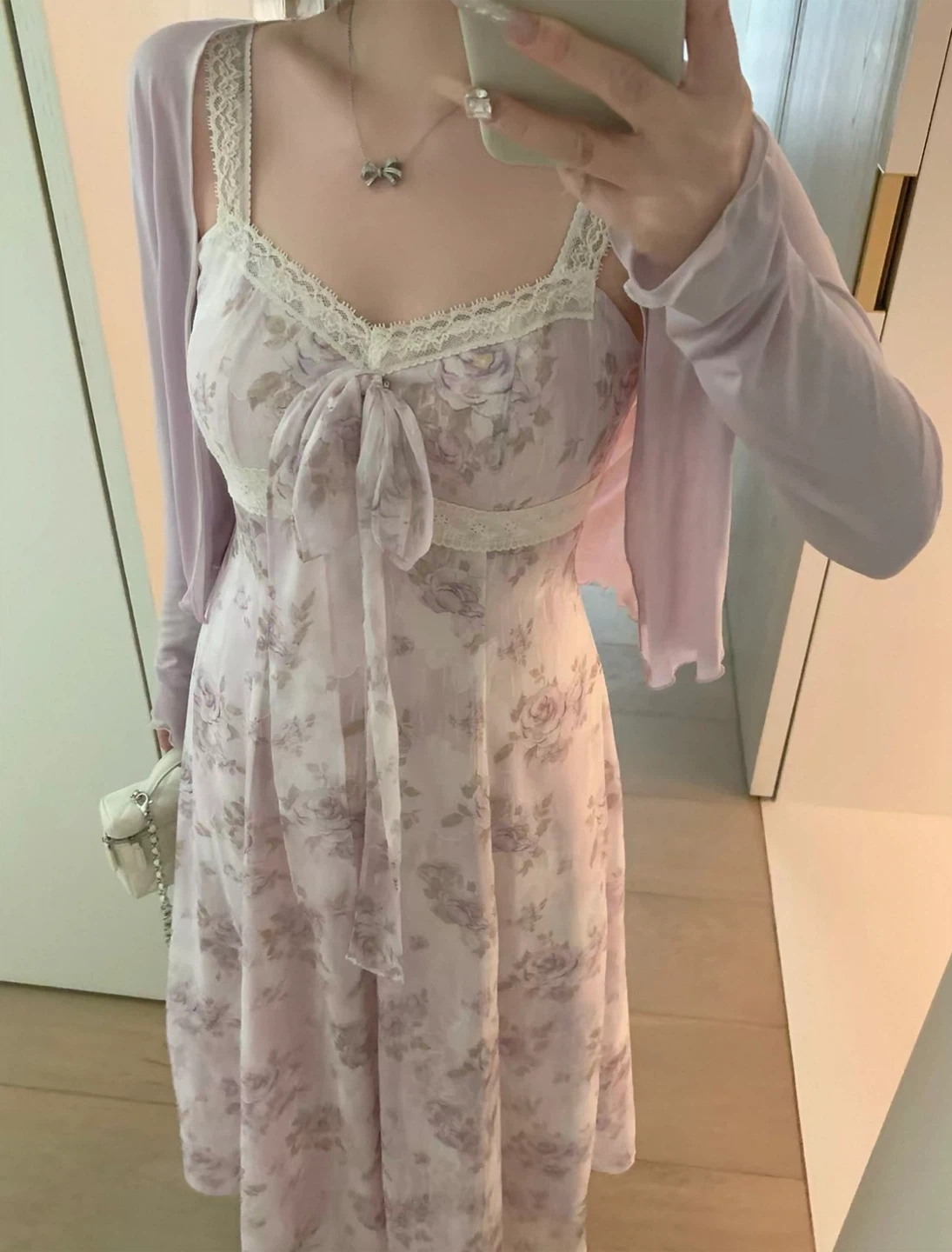 Floral Lace Strap Dress - photo 2