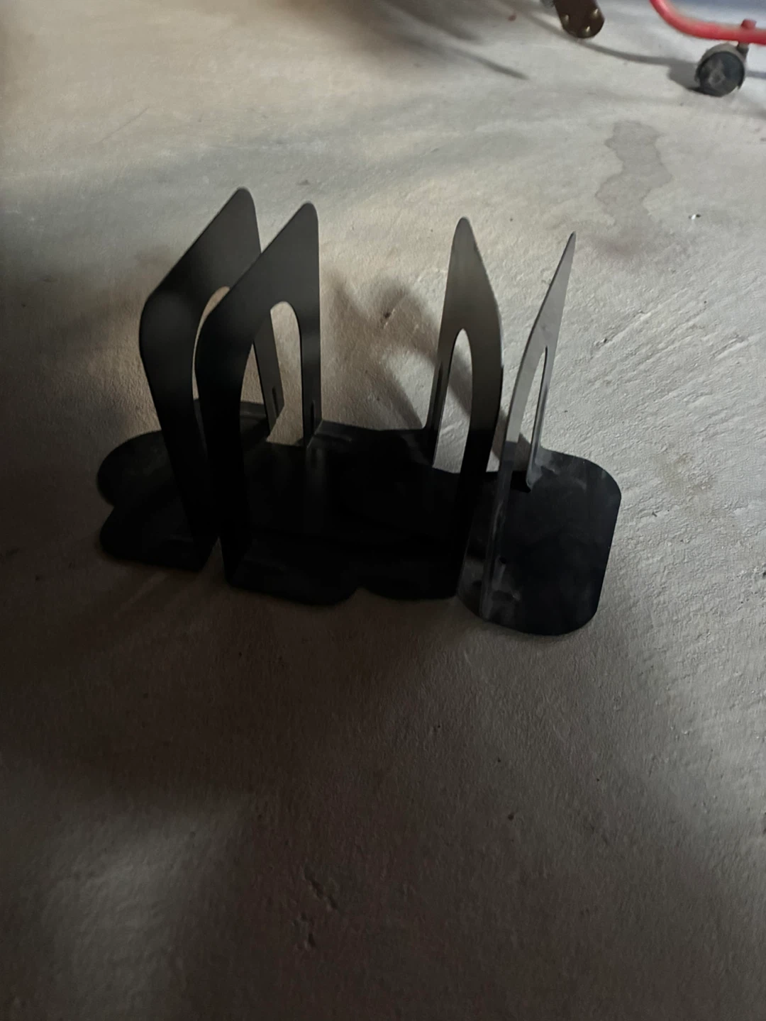 Black Metal Bookends