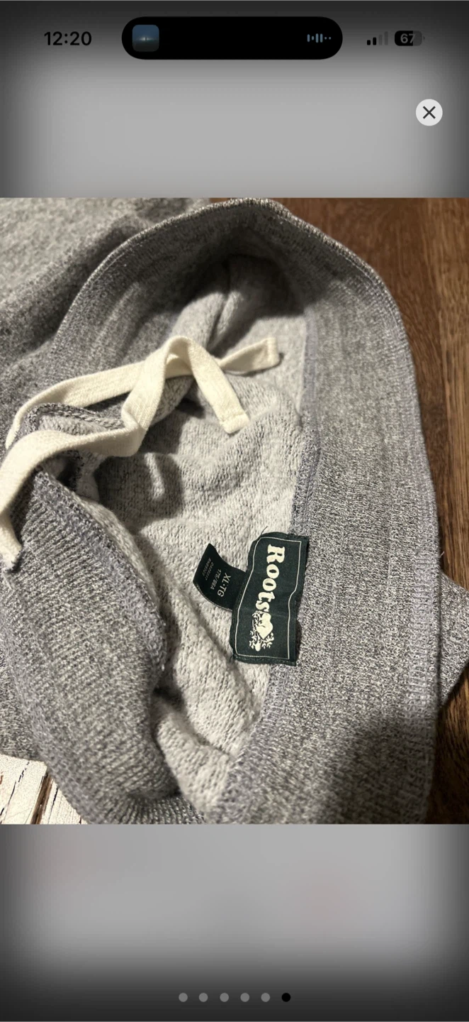 Roots Grey Sweatpants XL - photo 3