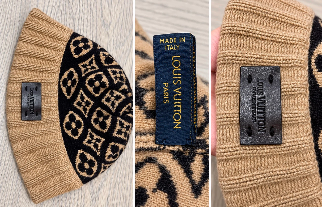 Louis Vuitton Monogram Bonnet Boneski – 100% Cashmere Beanie