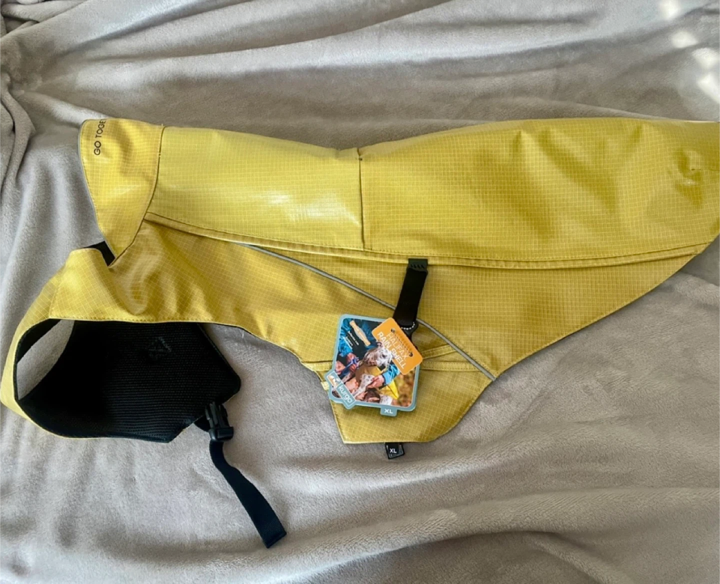Kurgo Halifax Dog Rain Shell, Size Extra-Large, Yellow - photo 2