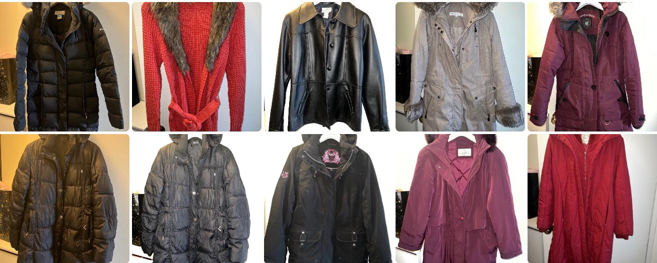 Assorted Women's Jackets and Coats-Price of Each