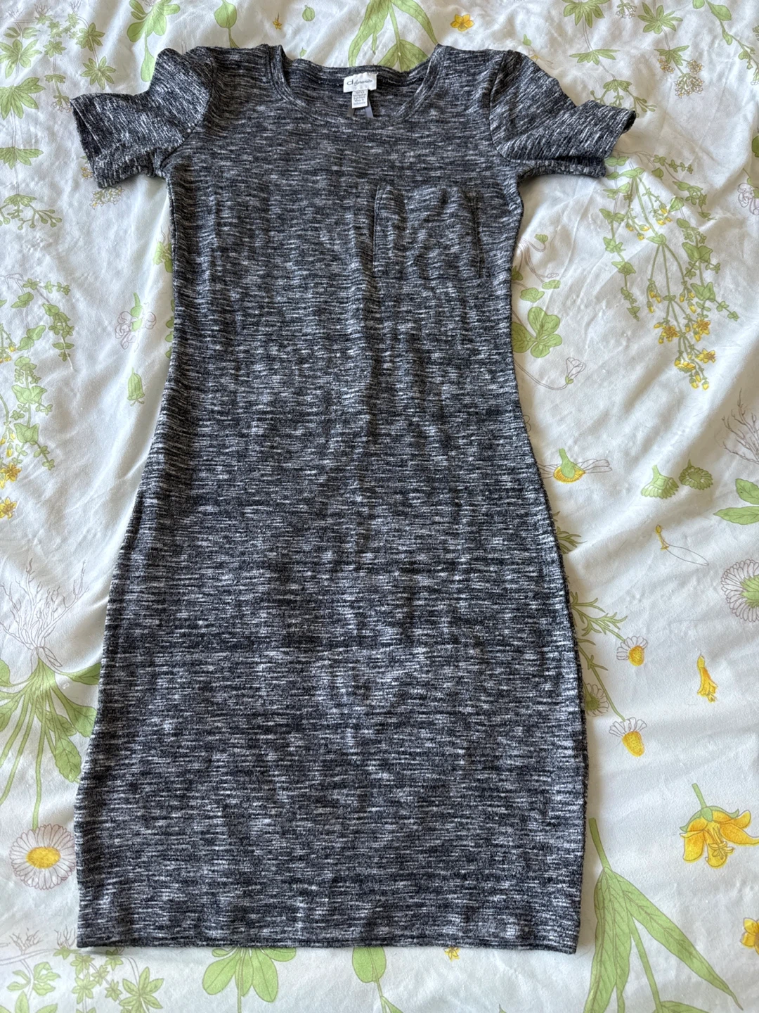 Dynamite Grey Marl T-Shirt Dress