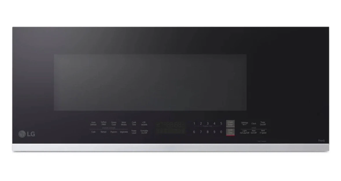 Bran New LG 1.3 cf Smart Low-Profile Over-the-Range Microwave