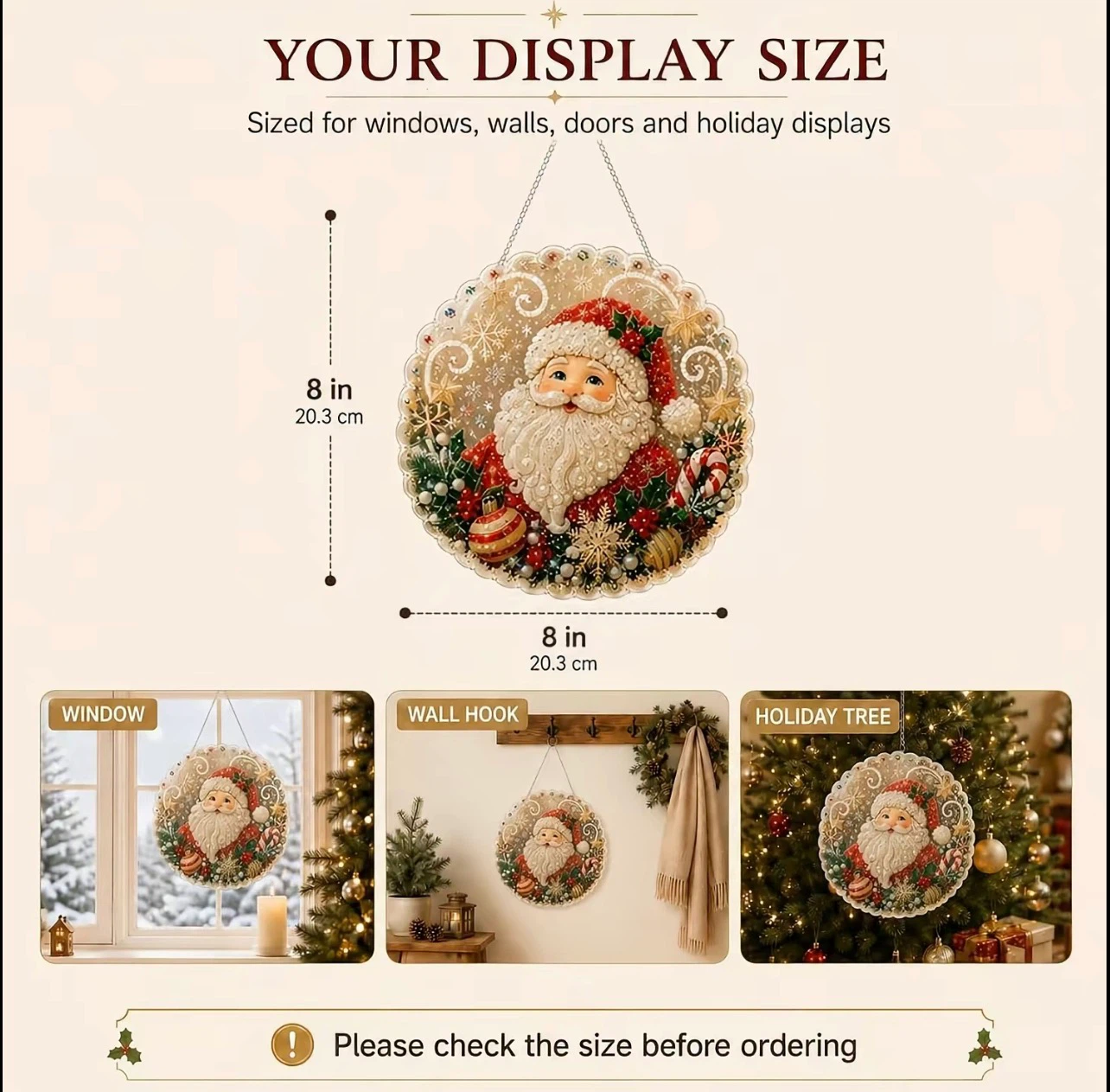 DIY Diamond Art Hanging Ornament Kit - photo 5