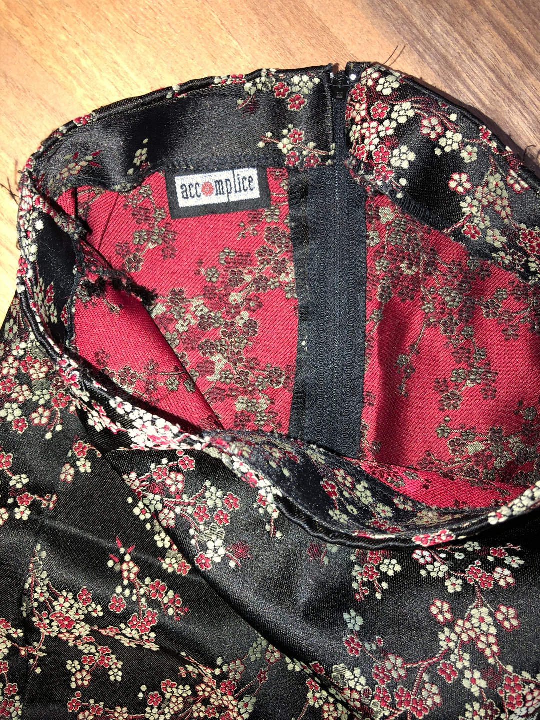 Vintage Asian-inspired mini skirt - photo 3