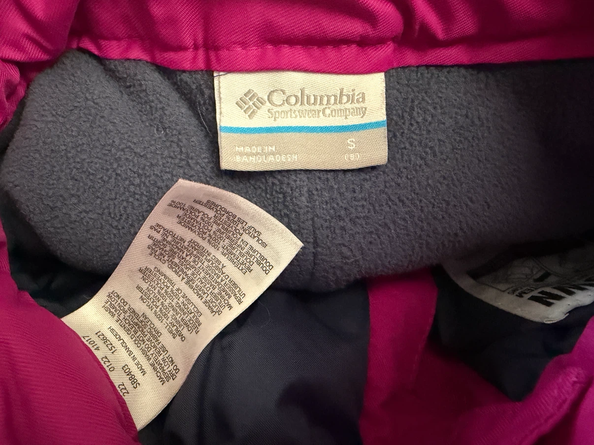 Columbia Kids Winter Ski Pants, Fuchsia - photo 2