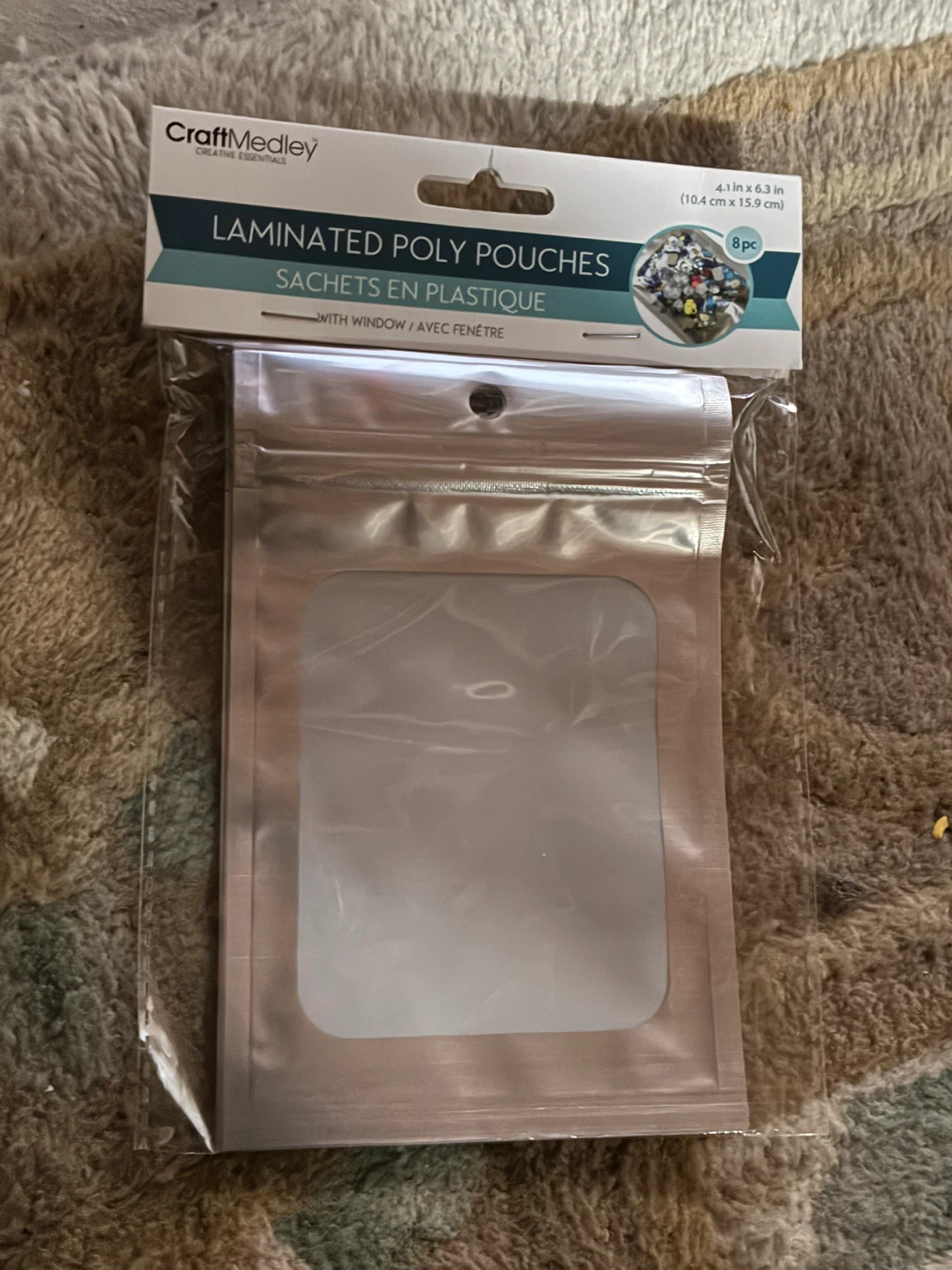 CraftMedley Laminated Poly Pouches 8pk