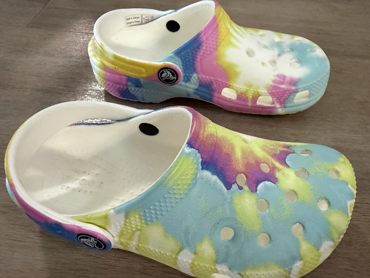 Kids Tie-Dye Crocs C13 - photo 2
