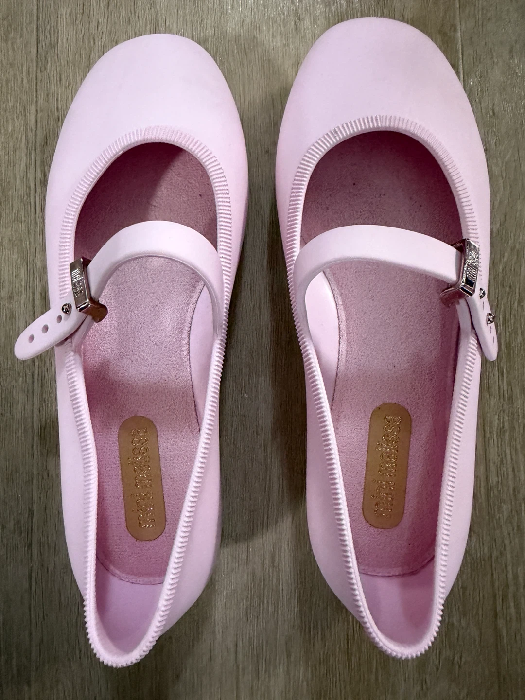 Mini Melissa Light Pink Mary Jane Shoes