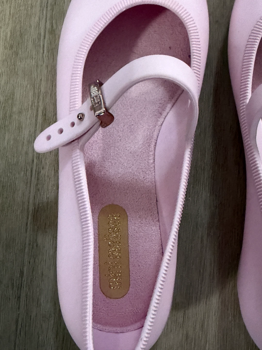 Mini Melissa Light Pink Mary Jane Shoes - photo 2