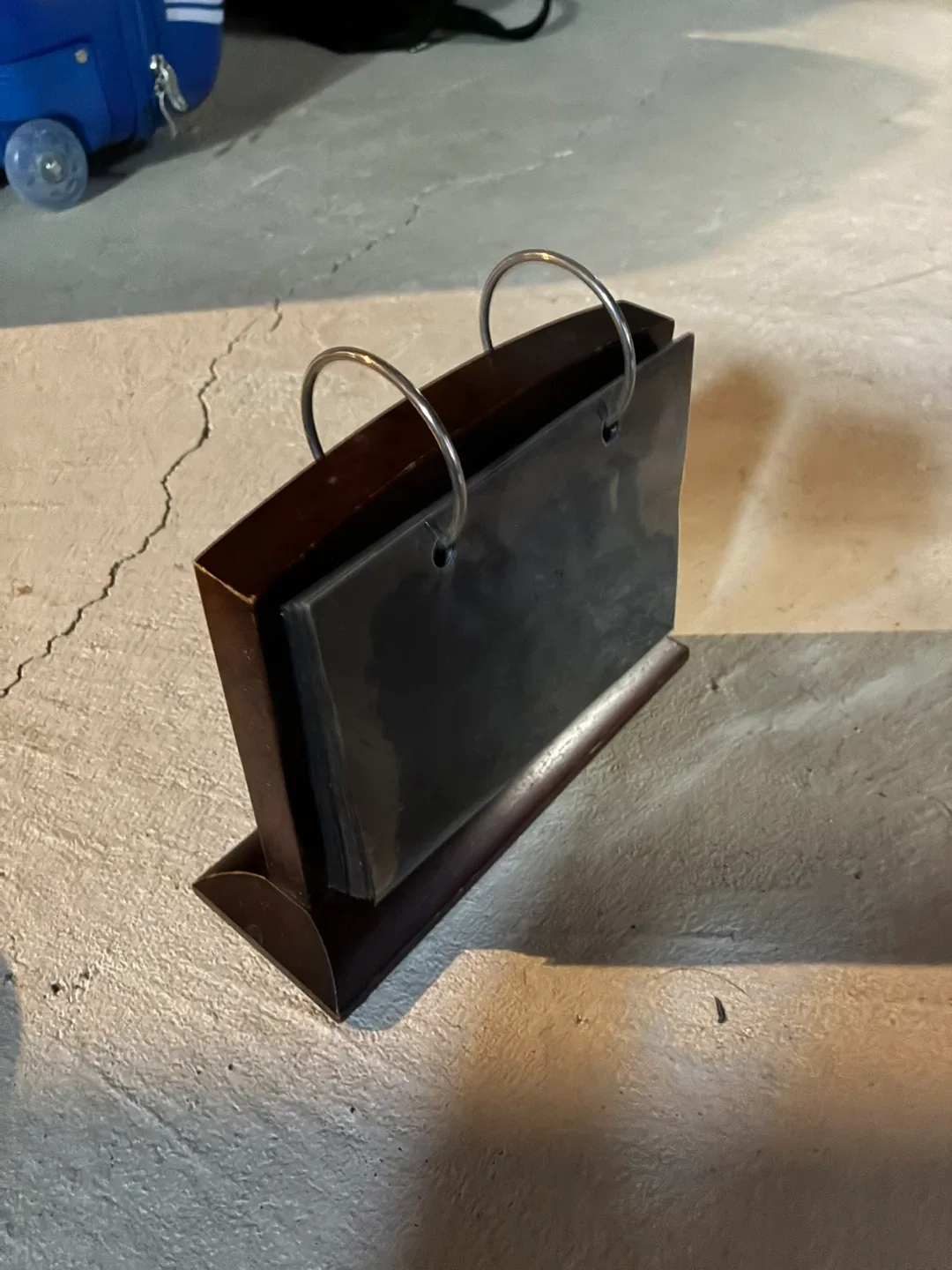 Wooden Perpetual Calendar Desktop Stand