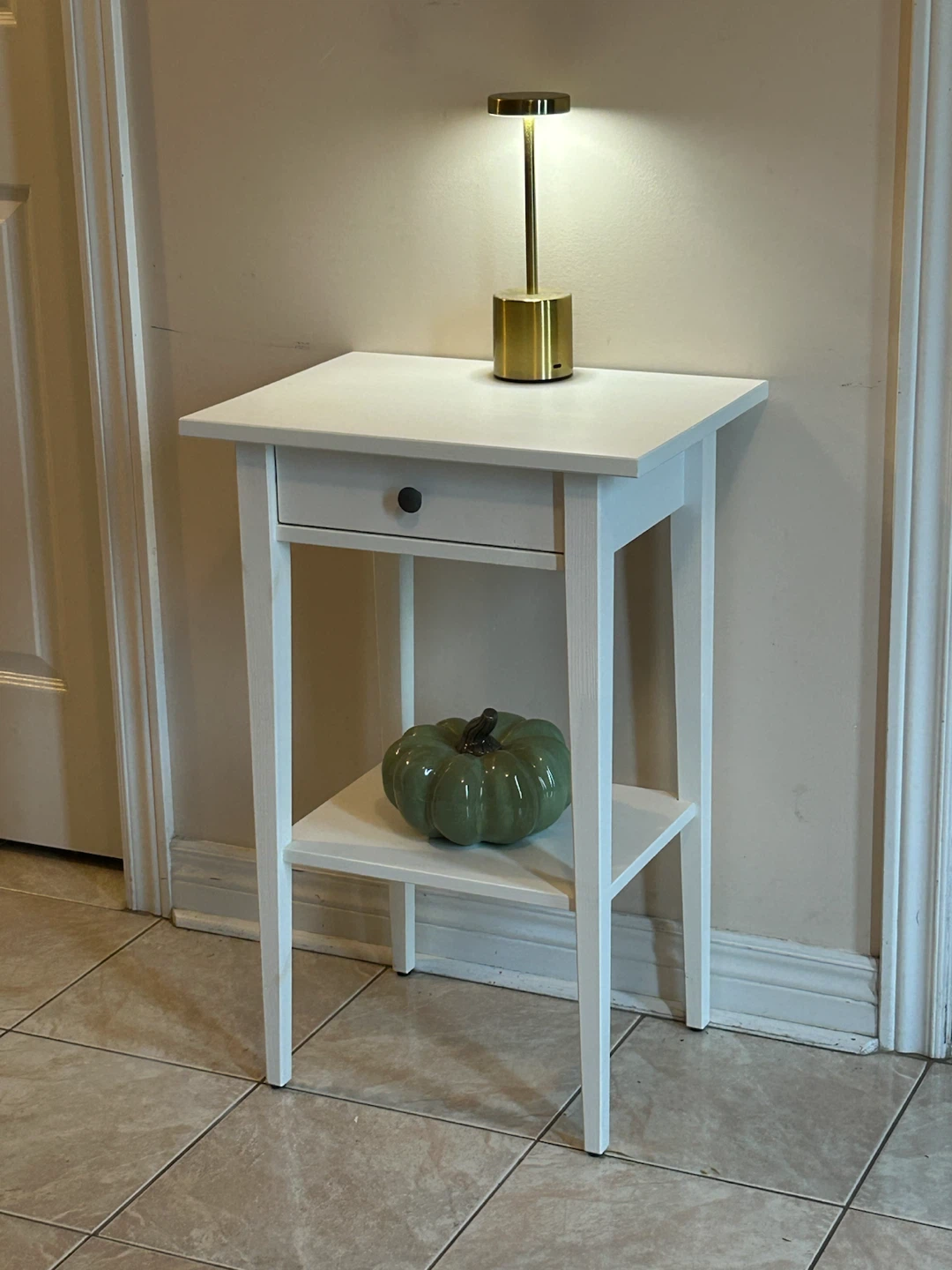 IKEA BLASTASEN White Nightstand