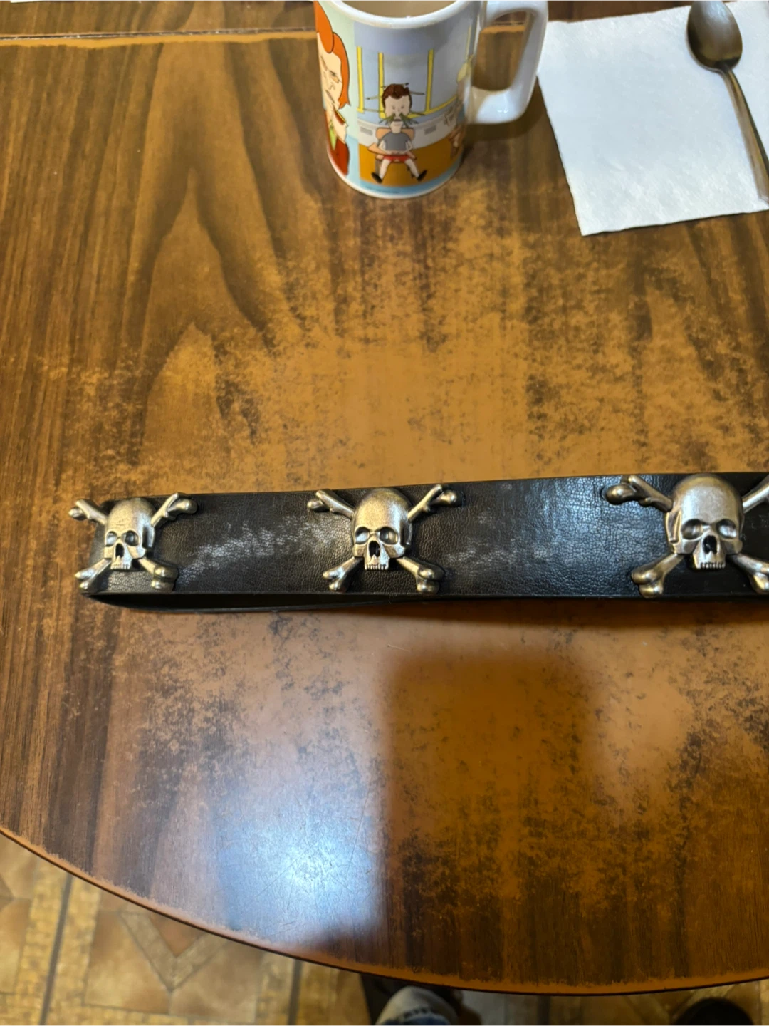 Skull n cross bones belt - photo 2